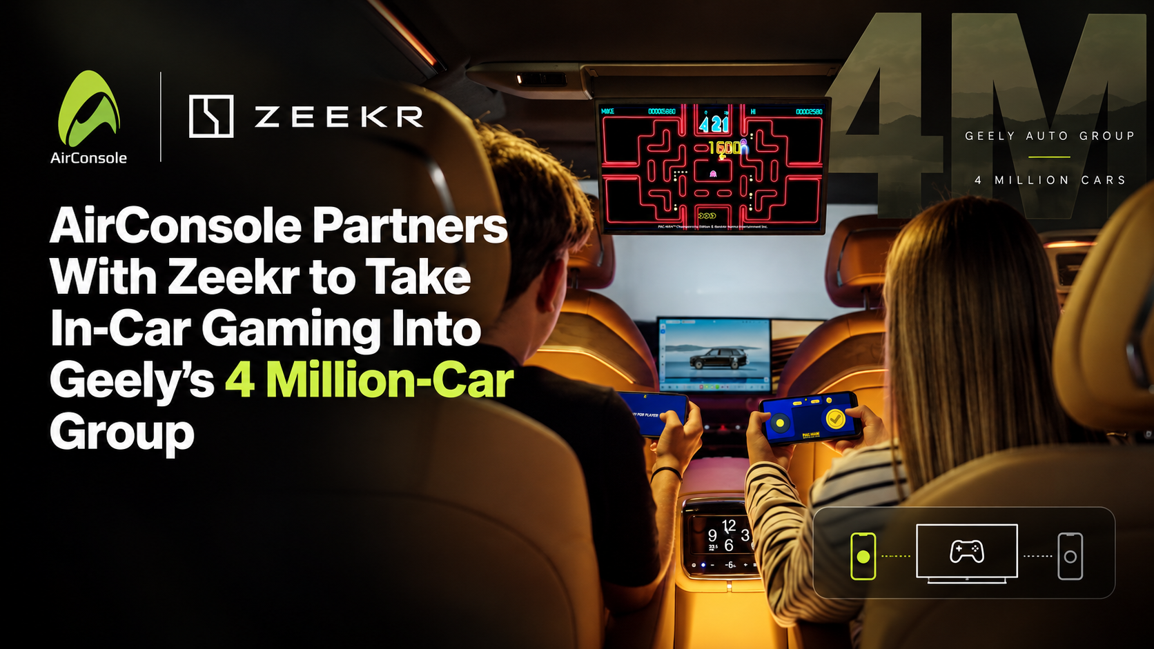 AirConsole Partners With Zeekr to Take In-Car Gaming Into Geely's 4 Million-Car Group