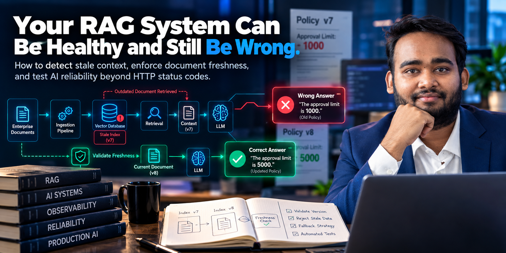 Your RAG System Can Be Healthy and Still Be Wrong