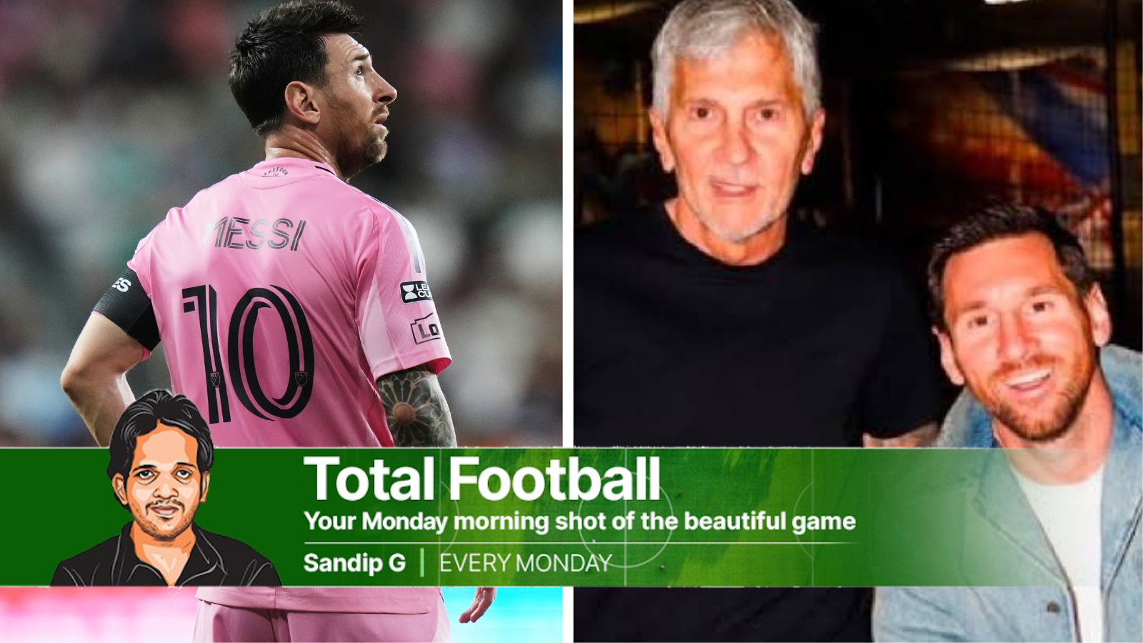 In his hour of grief, Messi turns to football as a tribute to his dad