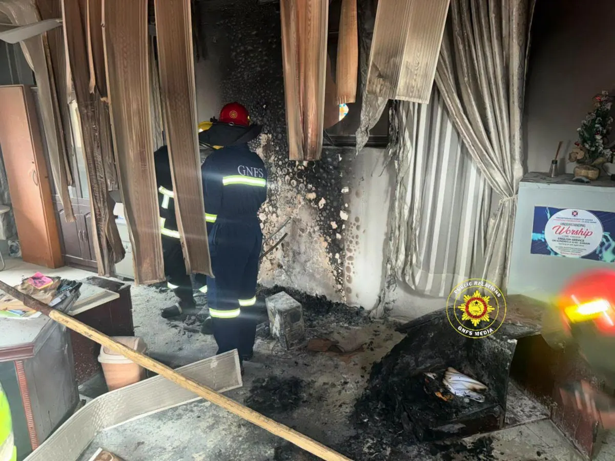Fire destroys wooden structures at Kaneshie