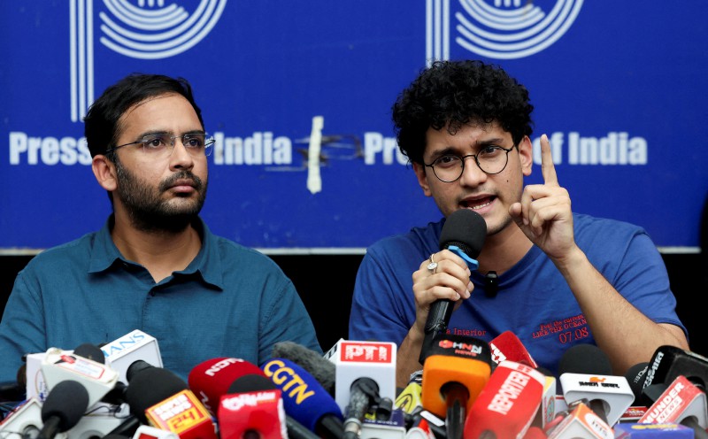 India's 'cockroach' party leaders jailed for five days over alleged trespassing