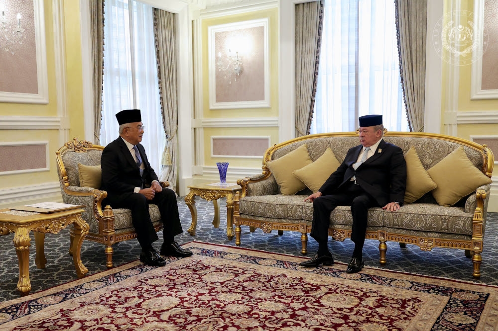 King receives courtesy visit from Melaka governor ahead of Conference of Rulers meeting