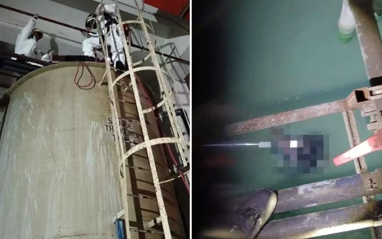 Worker dies after falling into chemical waste tank