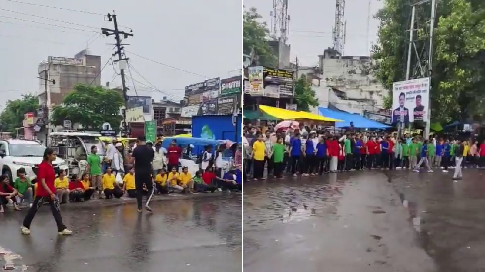 ‘No teachers, poor food’: School girls block Lucknow road after boys protest