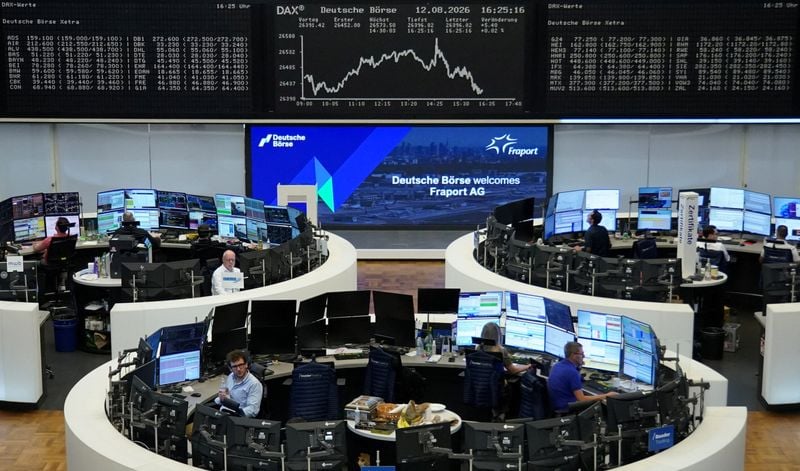 European shares tick higher as easing Fed hike bets lift gold