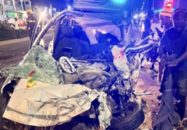 Two dead in a road crash at Assin Fosu