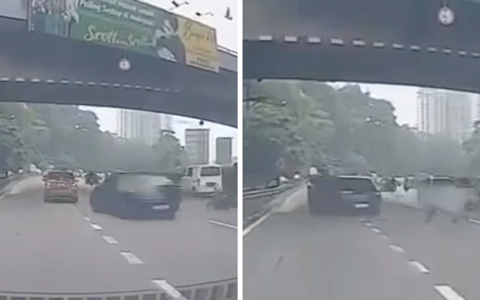 Driver in 6-vehicle Jalan Kuching crash faces 3 charges tomorrow