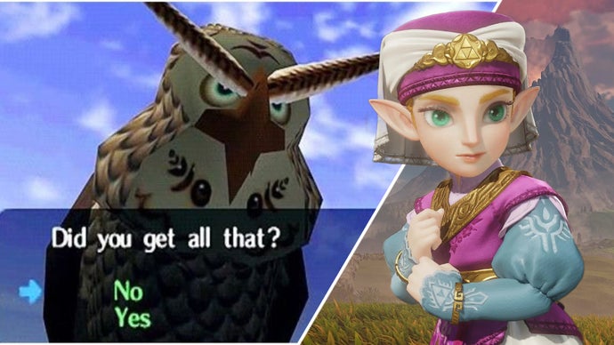 The Legend of Zelda: Ocarina of Time's infamous tutorial owl seemingly won't trap you in conversation in the Switch 2 remake