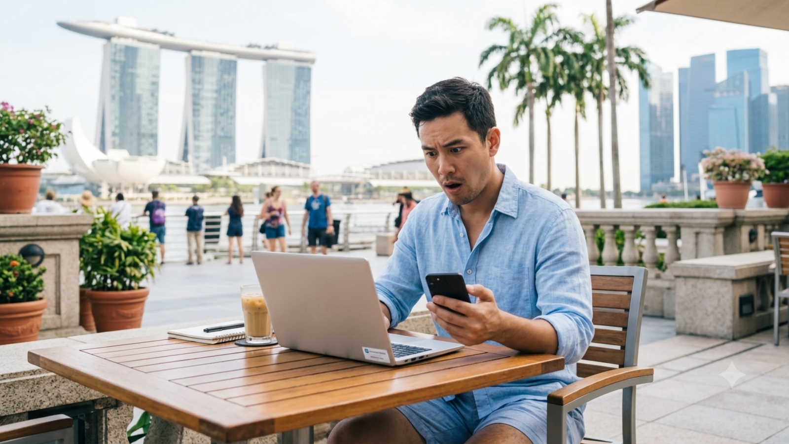 ‘Working from home’ in Sydney, man caught holidaying in Singapore after company tracks laptop