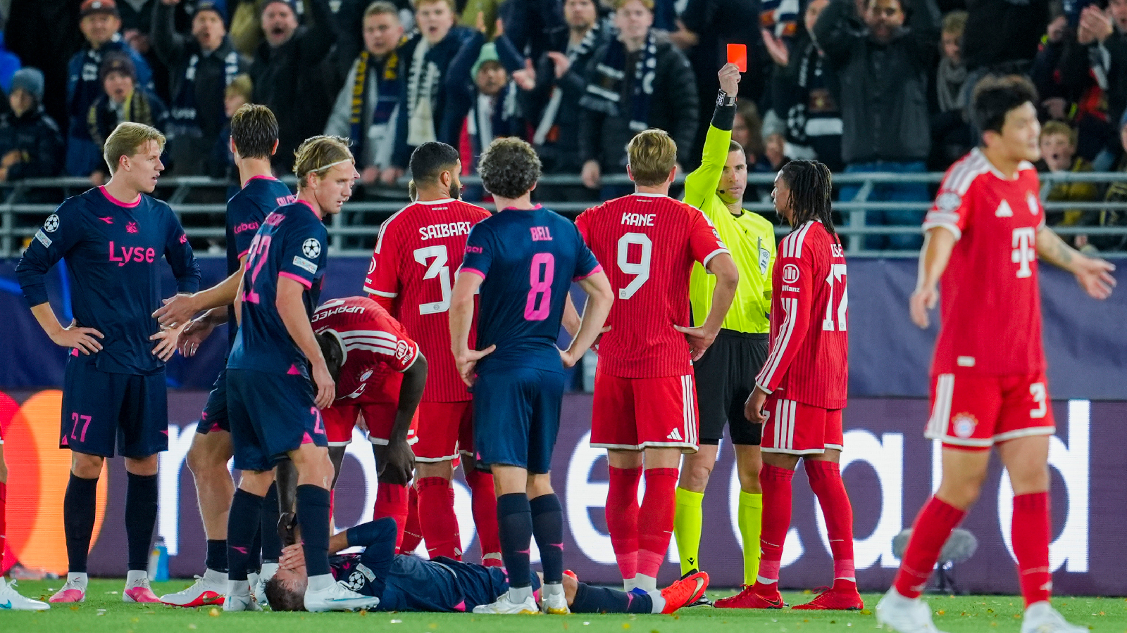 ‘Incredibly stupid’: Bayern coach Kompany after Olise gets red card in UCL match