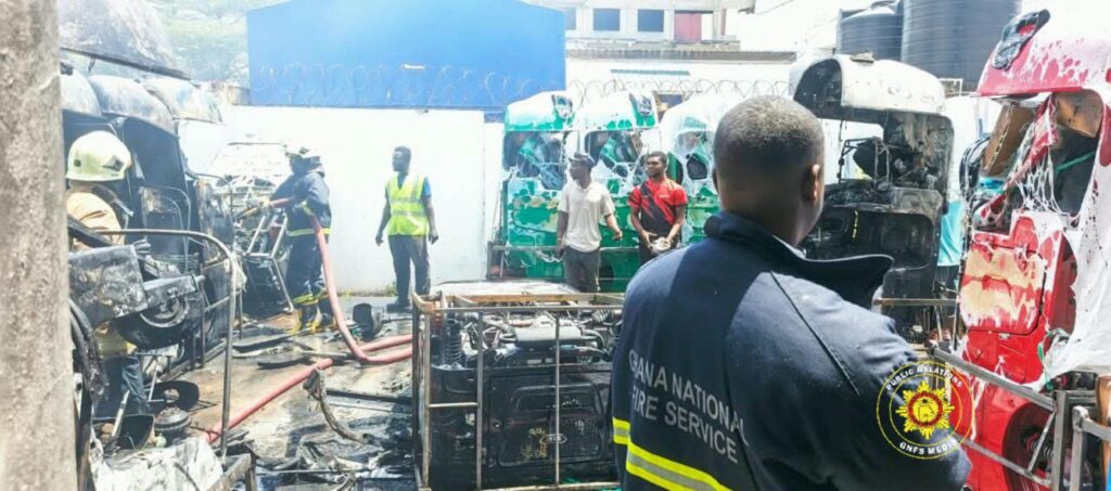 GNFS contains Somoco warehouse fire, bushfire near TTU in Takoradi
