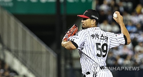 Ex-MLB pitcher Carrasco twirls gem to send Twins to next round in KBO postseason