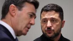 Burnham careful before Zelensky meeting but promises Ukraine won't leave 'empty handed'