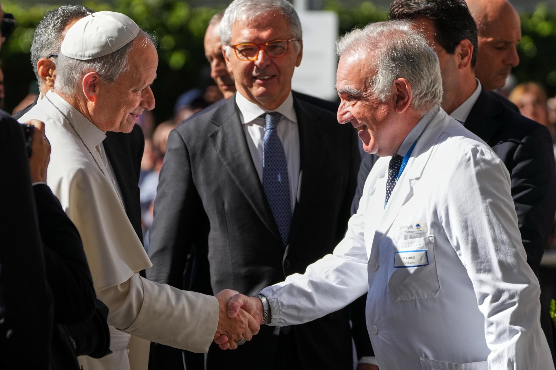 Pope Leo back on his feet after shock cancer diagnosis