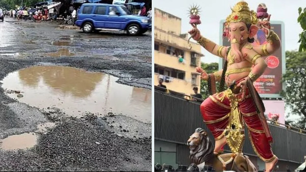 Ganeshotsav 2026: Mumbai Mandals Raise Safety Concerns Over Potholes, Cables & Dilapidated Structures Amid Aagman Processions