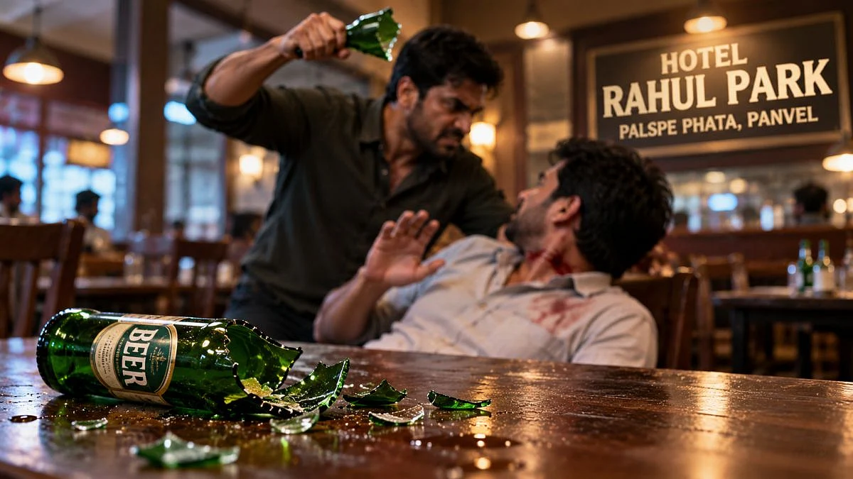 Panvel Crime: 28-Year-Old Driver Arrested For Allegedly Attacking Colleague With Broken Beer Bottle Over Old Dispute