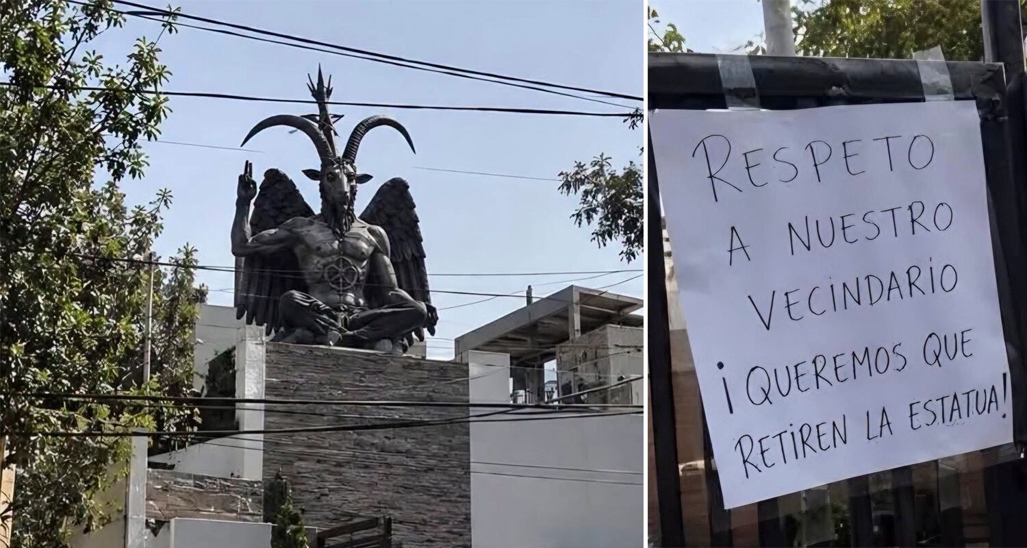 Searching for Baphomet one block from the Legionaries of Christ