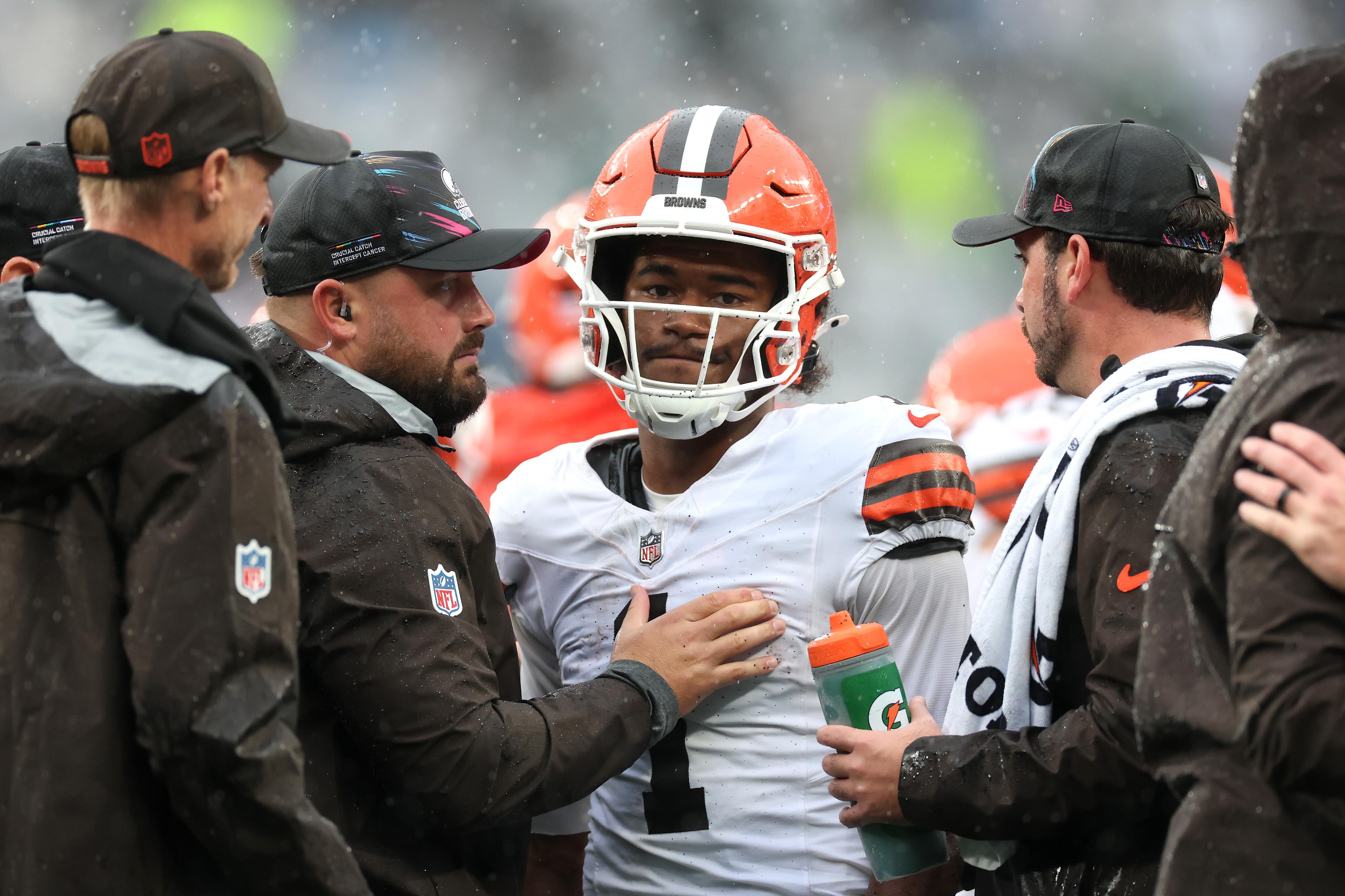 Browns, Ravens injury updates on Lamar Jackson, KC Concepcion, among others