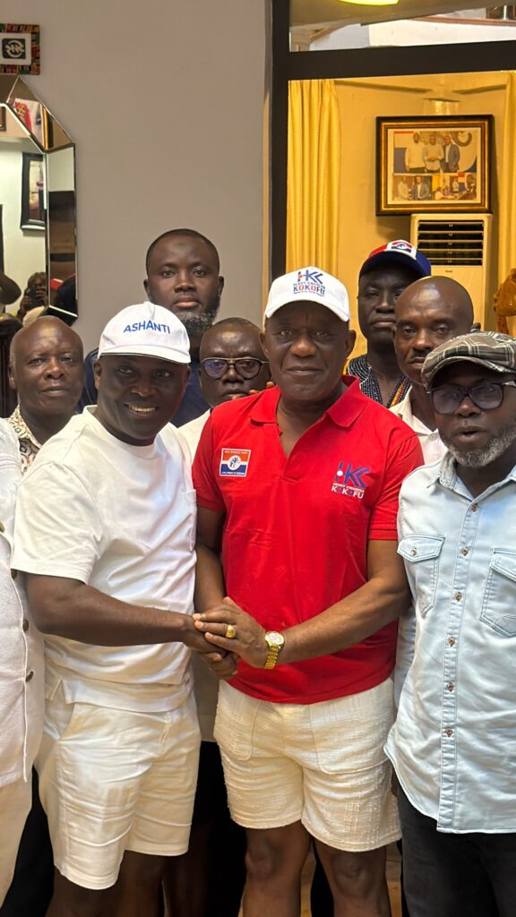 Odeneho Kwaku Appiah visits Henry Kokofu after landslide win, calls for unity in Ashanti NPP