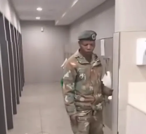 SANDF terminates reservist’s call-up after drunk-in-uniform video emerges