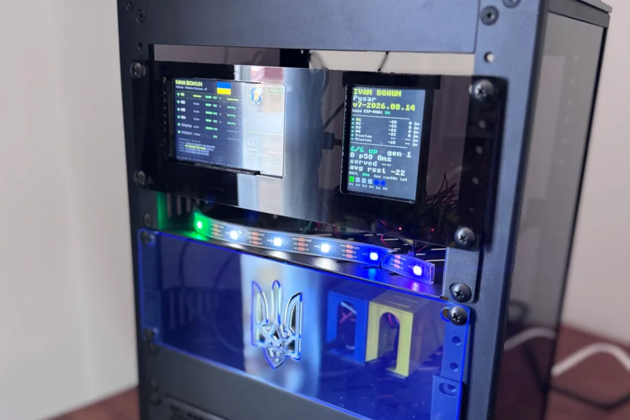 You, too, can make this web server that runs off six ESP32s working together
