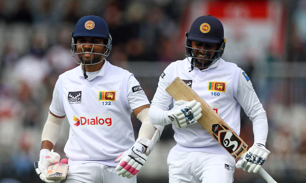 Sri Lanka 99-5 in reply to India's 462