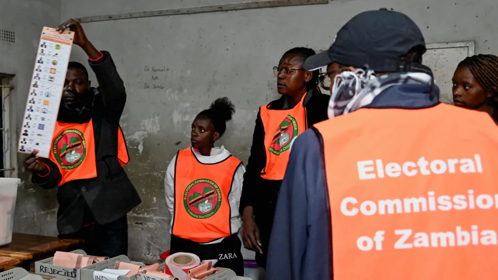 Top Zambian opposition figures arrested days after presidential vote