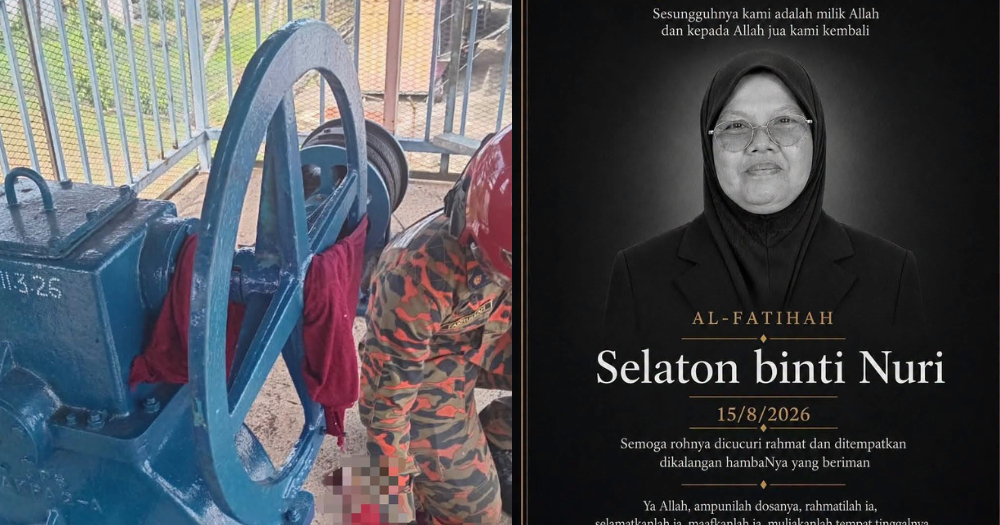 ‘I went up to the gate, my wife was already gone’: M'sian woman, 55, dies after headscarf caught in roller