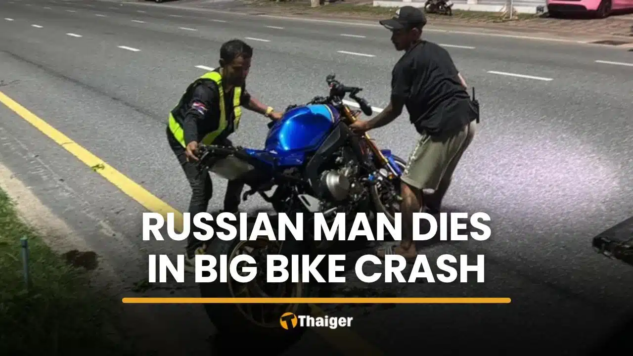 Russian man dies after bike crash in Pattaya