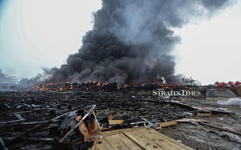 Pasir Gudang blaze believed sparked by attempt to recover scrap metal