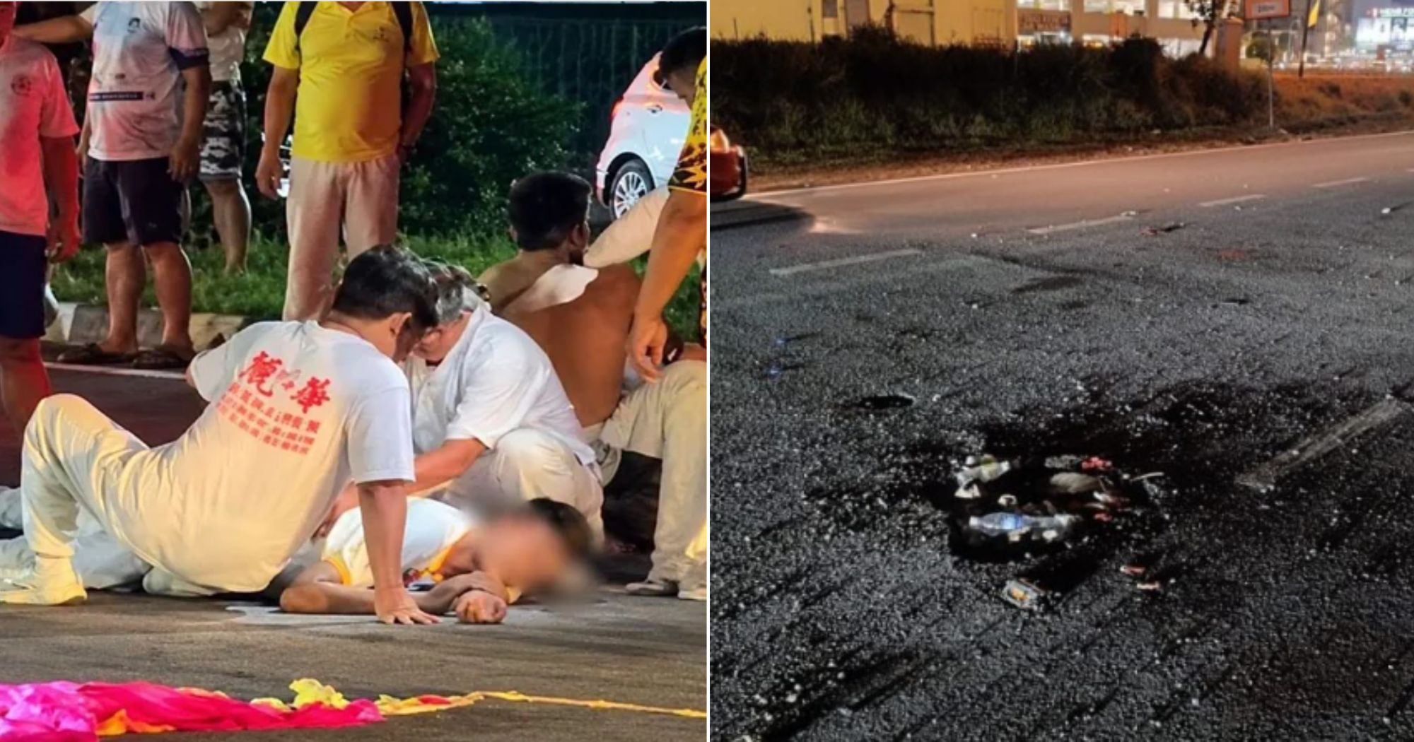 3 M'sia teens suffer electric shock while carrying flag during procession, 1 in coma