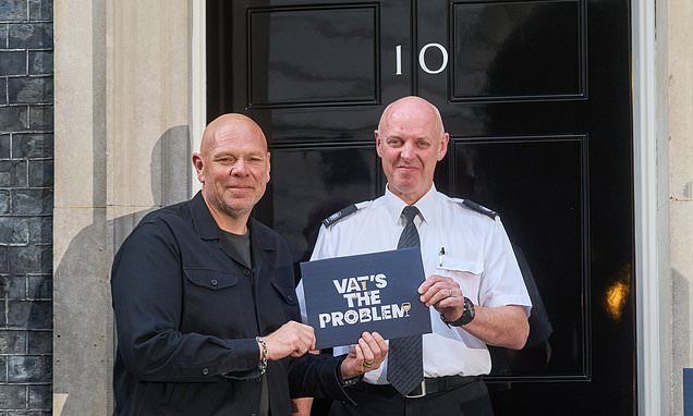 Cut business taxes to tackle youth unemployment, Chancellor urged, as celebrity chef Tom Kerridge takes VAT campaign to Downing Street