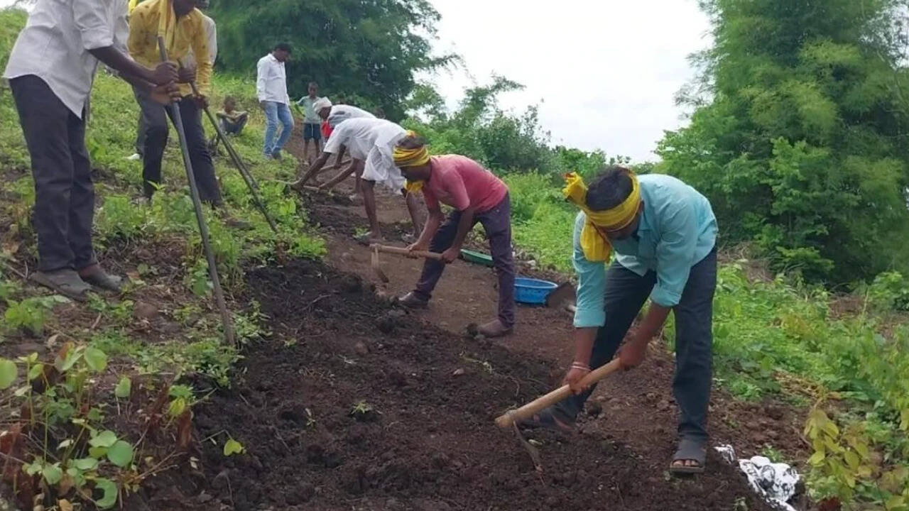 Wife’s death spurs Maharashtra man to build village road