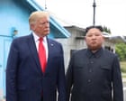 Trump cuts military drills with South Korea citing ‘very good relationship’ with Kim Jong-un – US politics live