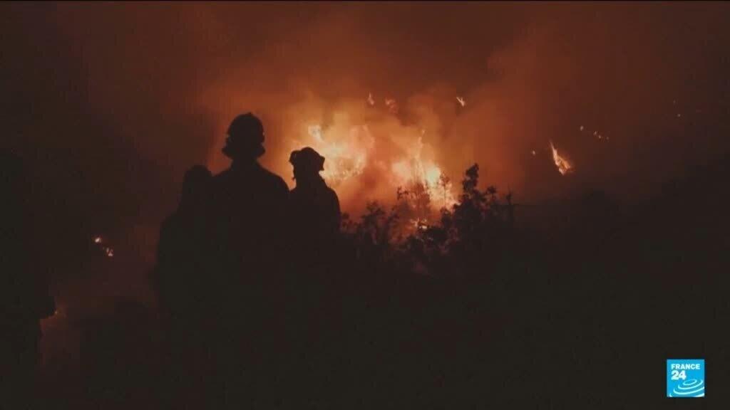 Wildfires spread across Europe as thousands evacuated