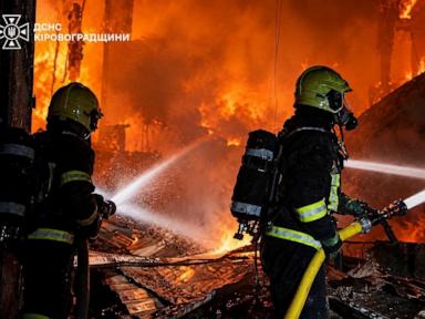 Russia targets Ukraine with 'massive' attack, including hundreds of drones