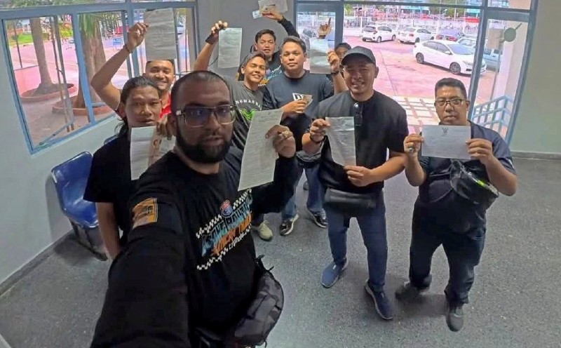 Convoy of 17 Malaysian bikers hit with 15 summonses for traffic violations in Hat Yai