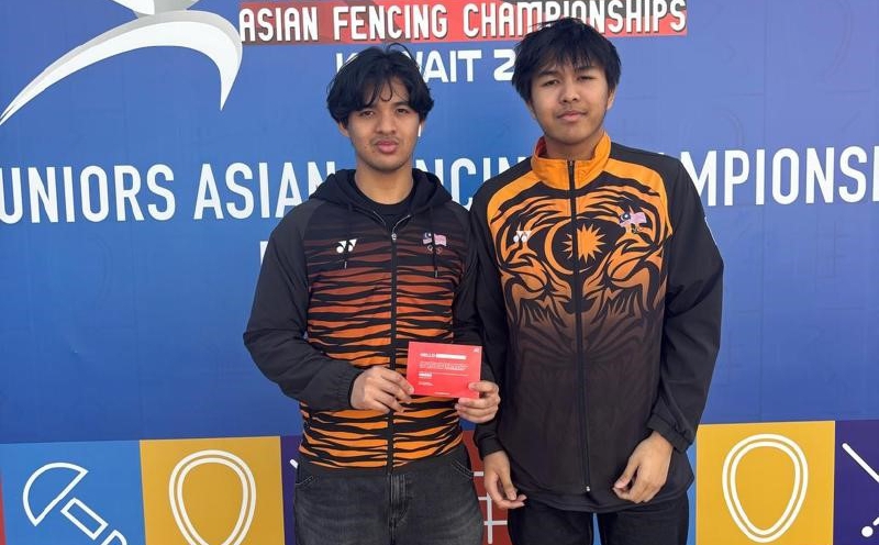 Three brothers gear up to fence for FT at Sukma
