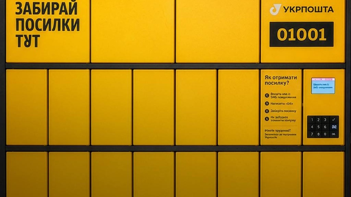 Ukrposhta plans to install 32 more indoor parcel lockers, additional modules in 38 branches by Nov 1