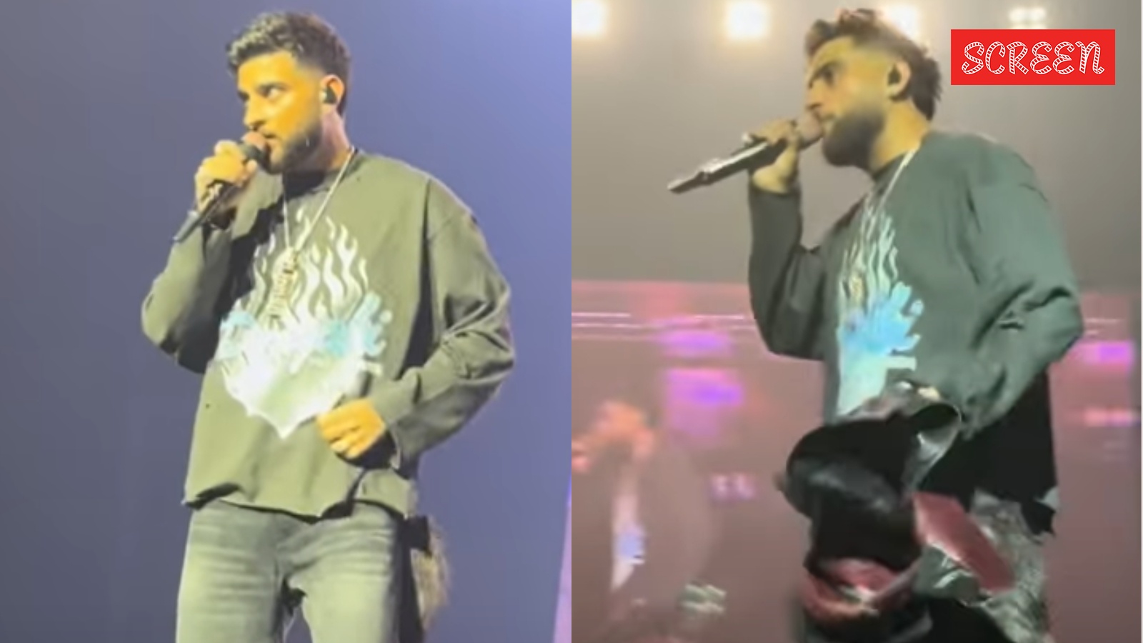‘Don’t waste my time’: Karan Aujla lashes out at fan for throwing jacket at him on stage