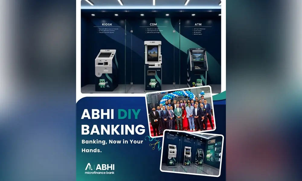 ABHI Microfinance Bank starts digitizing Its branch network in a big way with the of DIY banking