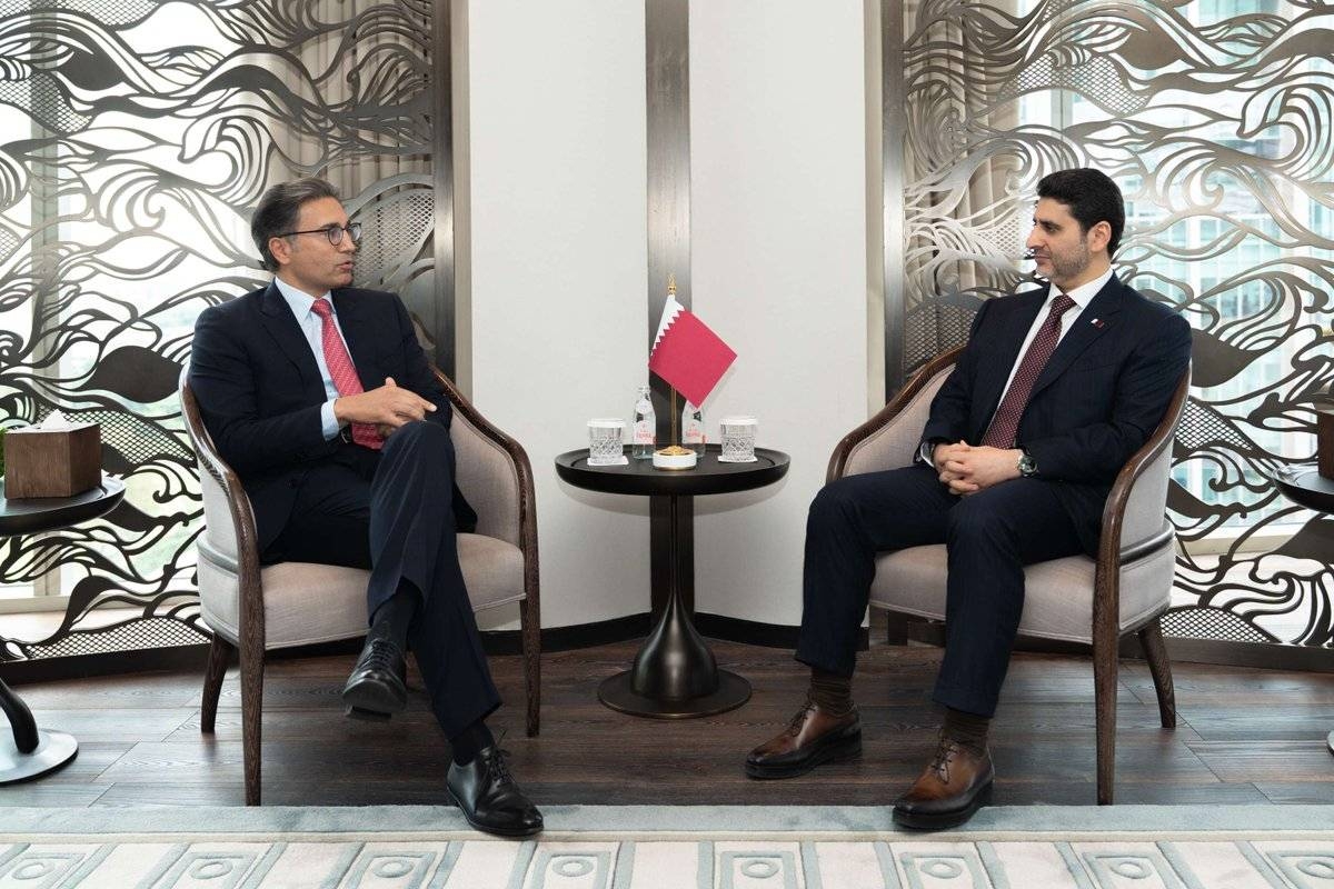 QCB Governor meets Governor of Central Bank of Malaysia, UBS Co-President Global Wealth Management
