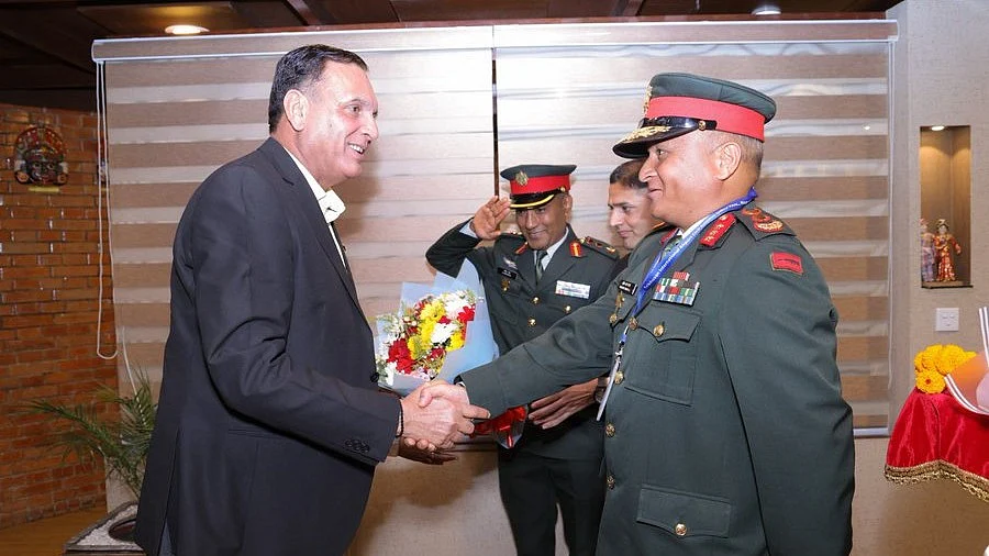 Indian Army Chief General Dhiraj Seth Conferred Honorary Rank of Nepal Army General