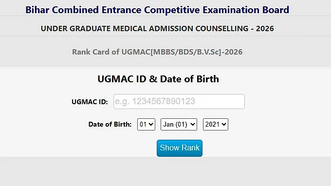 Bihar NEET UG Rank Card 2026 Released At bceceboard.bihar.gov.in; Here's How To Access