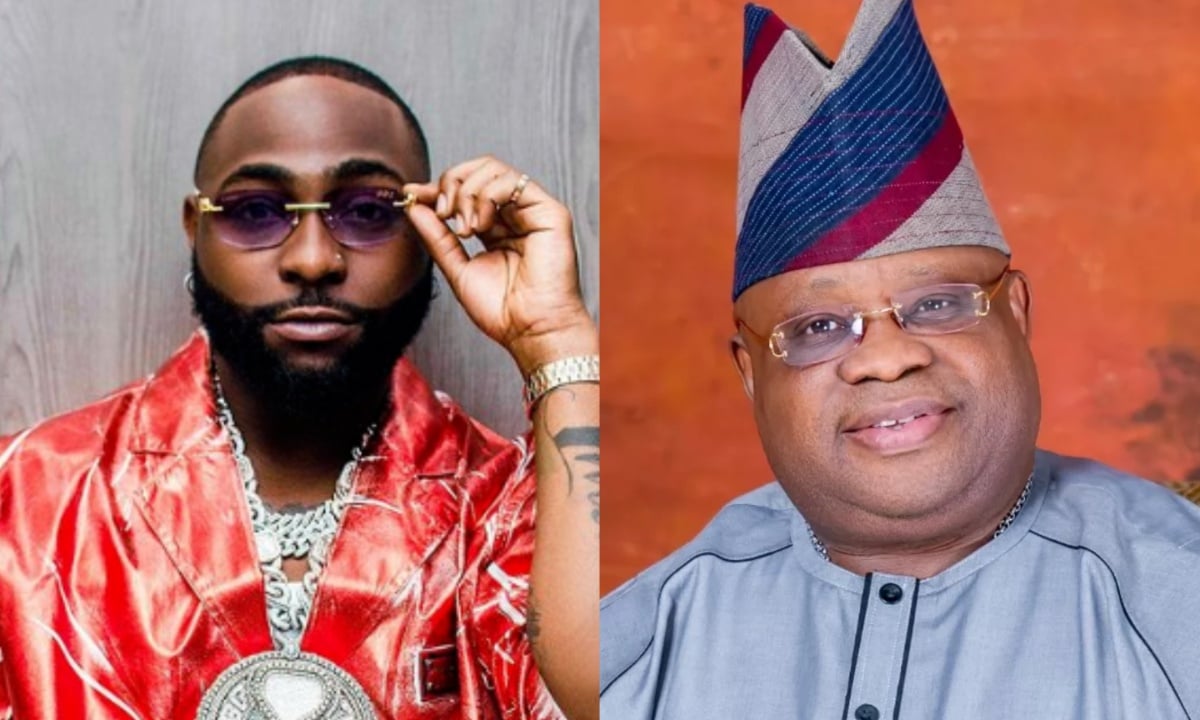 ‘You insulted Osun people, spat on their sacrifice’ – Adeleke, Davido under fire over Tinubu, APC support