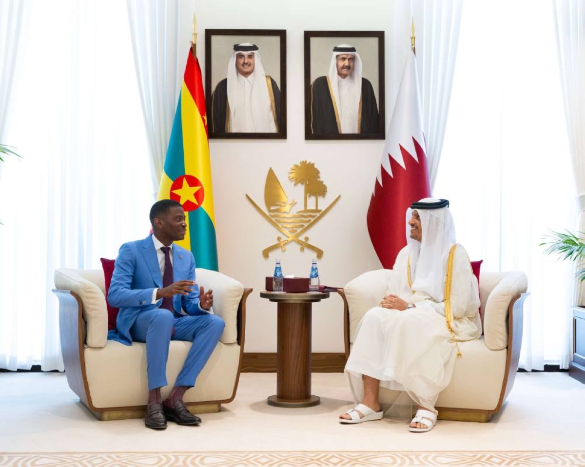 Prime Minister and Minister of Foreign Affairs meets Prime Minister of Grenada