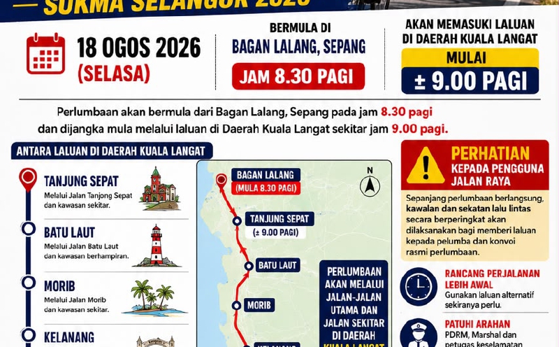 Sukma road race organisers urge patience from motorists