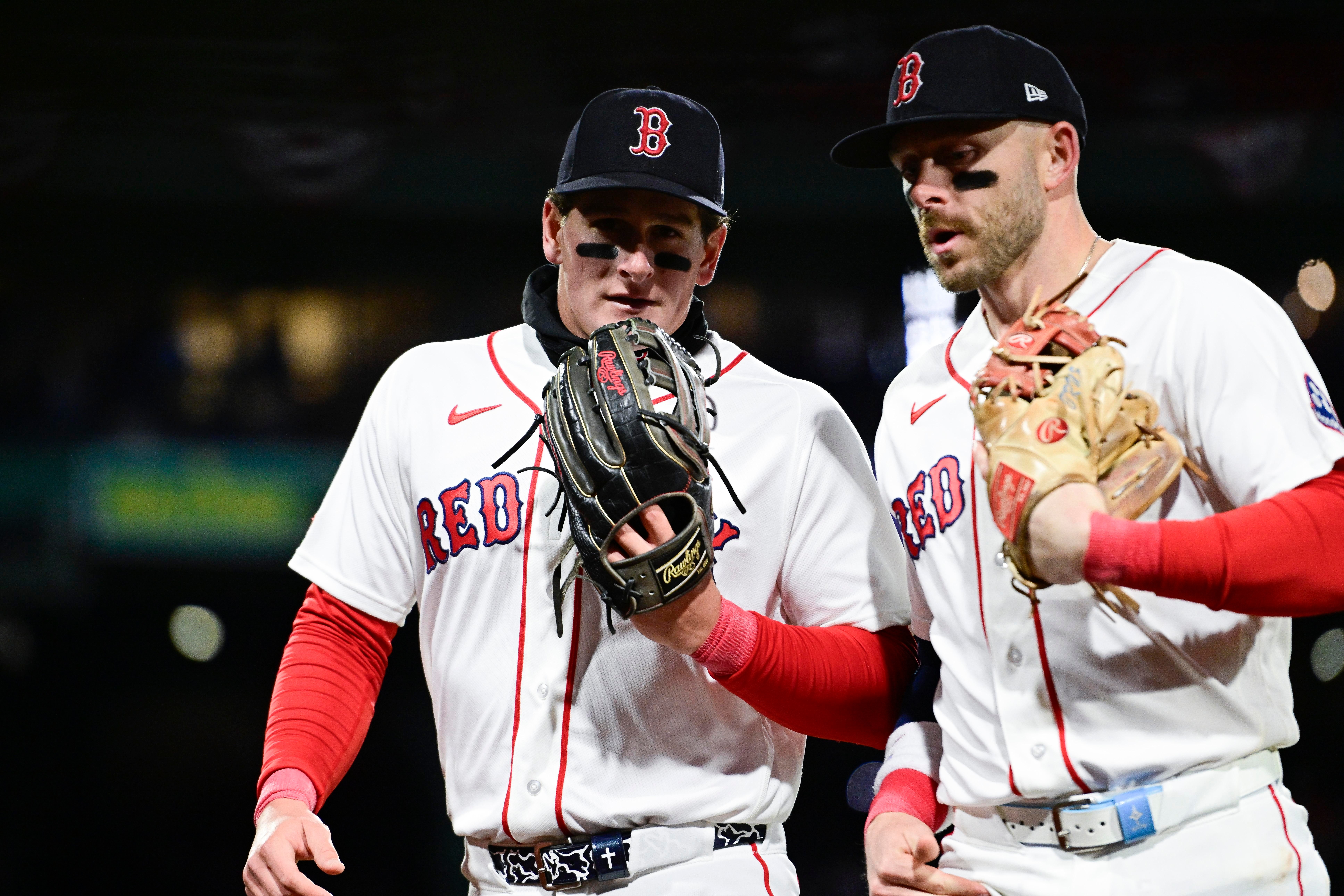 How do the Red Sox incorporate Roman Anthony, Trevor Story, and Isiah Kiner-Falefa?