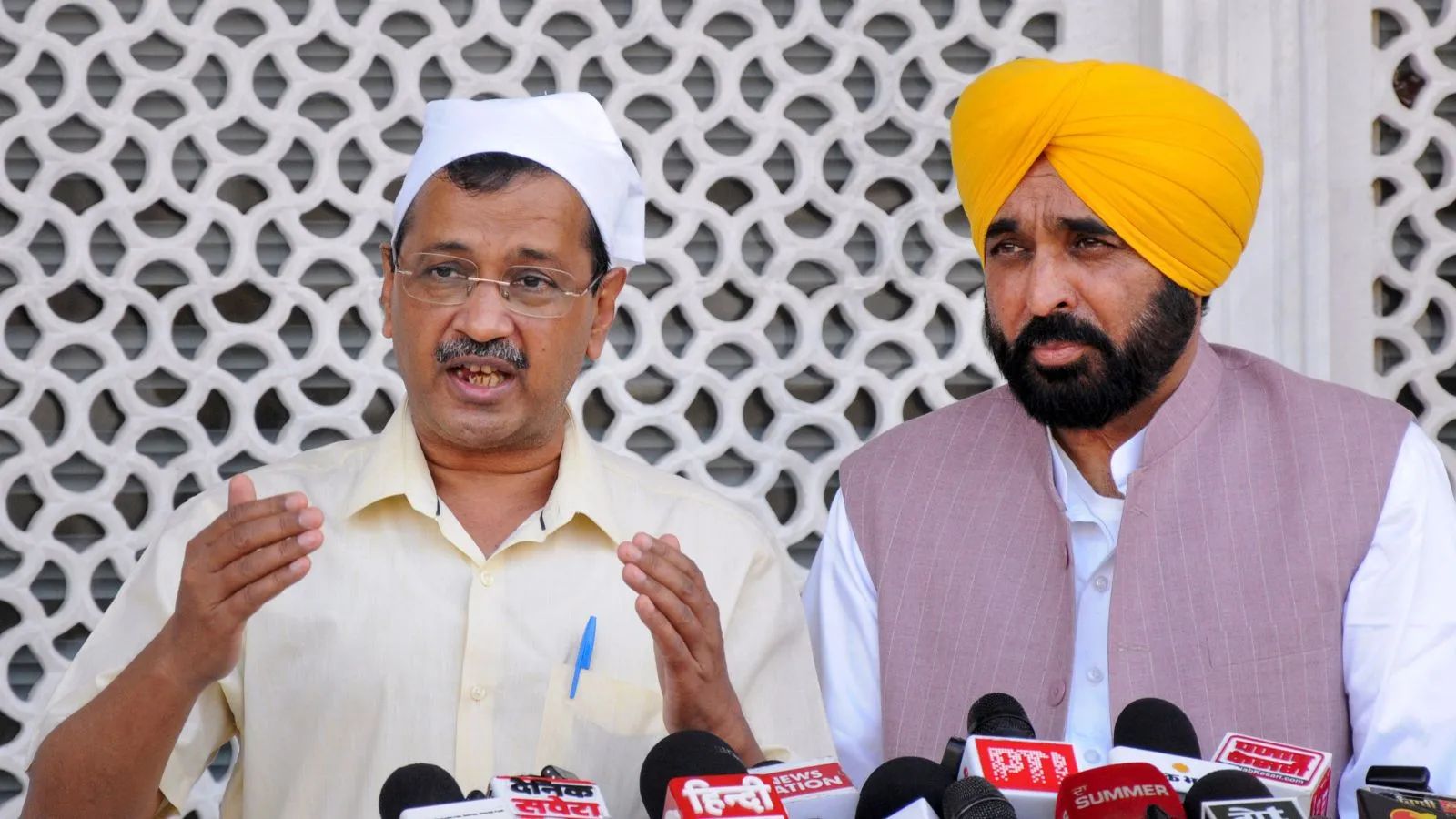 Bhagwant Mann, Arvind Kejriwal take Punjab model to Gujarat as AAP eyes expansion