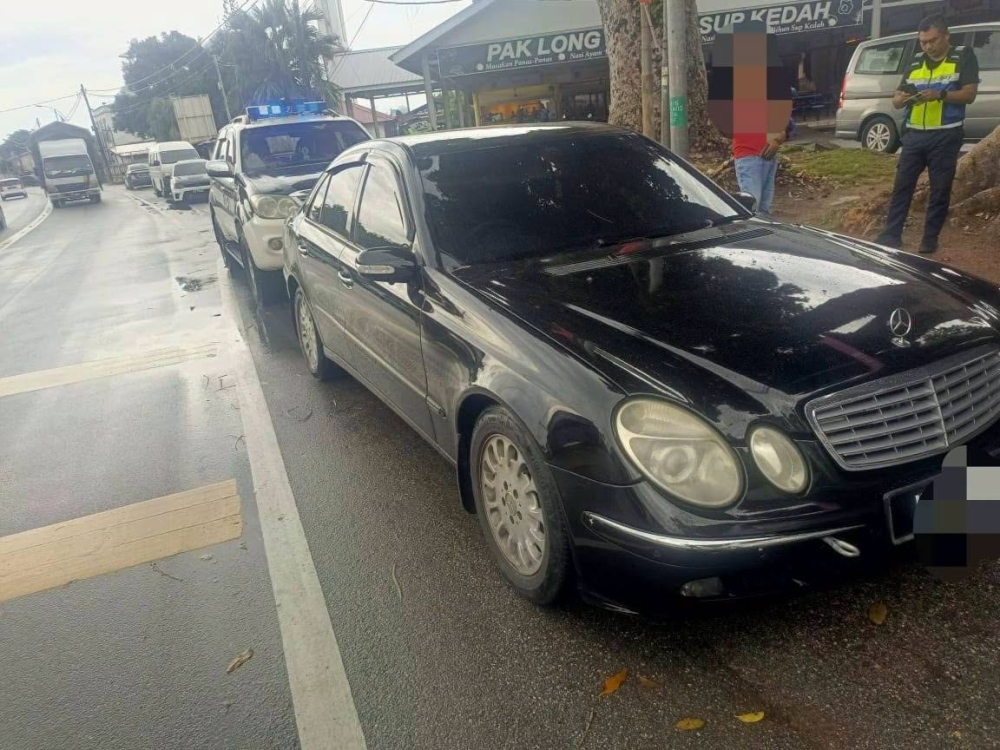 No licence, no insurance, so no Mercedes: Langkawi JPJ seizes Bangladeshi farmer’s luxury ride